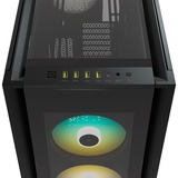 Corsair iCUE 7000X RGB, Grand tour Noir, 4x USB-A 3.2 (5 Gbit/s), USB-C 3.2 (5 Gbit/s), Audio, Window-kit
