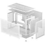 DeepCool CH260 boîtier mini tower Blanc | 2x USB-A | 1x USB-C | Verre Trempé