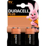 Duracell Plus Alkaline 9V, Batterie 2 pièces