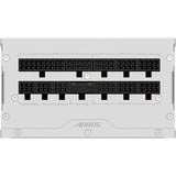 GIGABYTE GP-AE1000PM PG5 ICE, 1000 Watt alimentation  Blanc, 6x PCIe, 1x 12VHPWR, Gestion des câbles