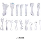 Lian Li EDGE GOLD 1200 alimentation  modulaire 1200 watt Blanc, 1x 12V-2x6, 4x PCIe