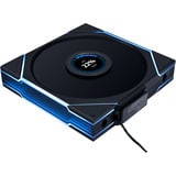 Lian Li UNI FAN TL 140 LCD Wireless ventilateur de boîtier RGB  Noir, 140 x 140 x 28 mm, PWM, 1x 9 broches USB