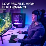 Logitech G515 TKL Low Profile RGB clavier gaming mécanique Noir, Layout US (QWERTY), GL Tactile, 80% (TKL), Double-shot PBT