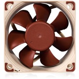 Noctua NF-A6x25 FLX, Ventilateur de boîtier Marron/Blanc, Connecteur à 3 broches, adaptateur à 4 broches