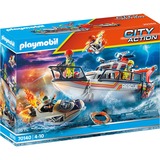 PLAYMOBIL City Action - Bateau général des sauveteurs en mer, Jouets de construction 70140