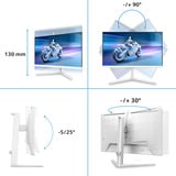 Philips Evnia 27M2N5901A 27" 4K Ultra HD Moniteur gaming Blanc, 1x DisplayPort, 2x HDMI, 1x USB-C, 2x USB-A, 160 Hz / 320 Hz
