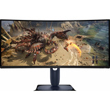 Alienware AW3425DWM 34" Moniteur UltraWide gaming incurvé  Noir, 180 Hz, HDMI, DisplayPort, USB, AMD FreeSync