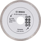 Bosch 2607019472 Disque de coupe Disque de coupe, Granit, Marbre, pierre, Carrelage, Bosch, 2,22 cm, 11,5 cm, 1,7 mm