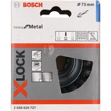 Bosch 2 608 620 727 accessoire pour meuleuse d'angle Brosse coupe Brosse coupe, Acier, Bosch, 7,5 cm, Noir, Bleu, 0,5 mm