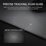 Corsair MM Anti-fray Cloth XXL, Tapis de souris gaming Gris