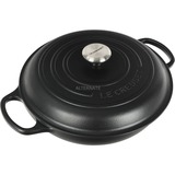 Le Creuset Handtekening Land Collectie, Marmite Noir (Mat), 30 cm