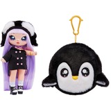 MGA Entertainment Na! Na! Na! Surprise - Série 2-en-1 Cozy - Pingouin couleur lavande, Poupée 