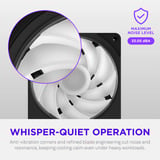 NZXT F120 RGB ventilateur de boîtier Noir, 120 x 120 x 25 mm, PWM