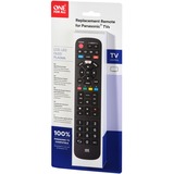 One for all Télécommande de remplacement pour téléviseur Panasonic, Commande à distance Noir