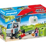 PLAYMOBIL City Action Glasafvalwagen met container, Jouets de construction