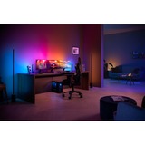 Philips Hue Play gradient lightstrip pour PC 3x 24/27", Bande LED Noir/Blanc, 3 pièces, 2000-6500K, RGB et blanc