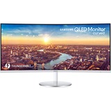 SAMSUNG LC34J791WTRXEN 34" incurvé UltraWide Gaming Moniteur Gris, HDMI, DisplayPort, 2x USB-A 2.0, Thunderbolt 3