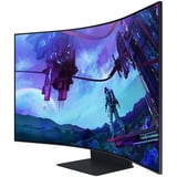 Samsung Odyssey Ark G97NC 55" 4K Ultra HD Moniteur gaming incurvé Noir, 1x DisplayPort, 3x HDMI, 1x USB-C, 2x USB-A, 1x RJ-45, 165 Hz, Wi-Fi 5, BT