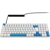 Sharkoon SKILLER SGK50 S2 PBT, clavier gaming Blanc, Layout BE, Gateron G Pro 3.0 Yellow, LED RGB, Hot-swappable