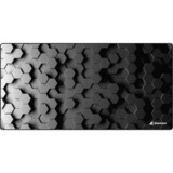 Sharkoon SKILLER SGP30 Big Hex Tapis de souris de jeu Noir, Tapis de souris gaming Gris clair/gris foncé, Noir, Image, Caoutchouc, Textile, Base antidérapante, Tapis de souris de jeu