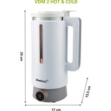 Steba Steb Vegan-Drink-Maker VDM 2 HOT & COLD, Machine à boire Blanc