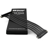 Thermal Grizzly Riser Cable PCIe 4.0 x16, Câble d'extension Noir, 0,3 mètres