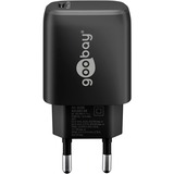 goobay 25W Chargeur rapide USB-C PD GaN Noir, 1x USB-C, Power Delivery 3.0