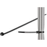 goobay Collier de serrage 200x2.5mm, Serre-câble Noir, 100 pièces