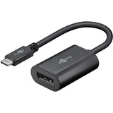 goobay USB-C > DisplayPort, Adaptateur Noir, 0,2 mètres