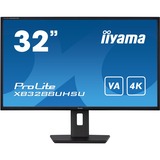 iiyama ProLite XB3288UHSU-B5 31.5" 4K UHD Moniteur  Noir, 4K, HDMI, DisplayPort, Audio