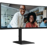 AOC CU34E4CV 34" Moniteur UltraWide incurvé Noir, 1x DisplayPort, 2x HDMI, 1x USB-C, 4x USB-A, 1x RJ-45, 120 Hz