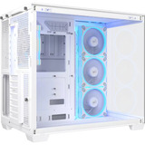 ASUS A32 PLUS boîtier midi tower Blanc | 2x USB-A | 1x USB-C | RGB | Window