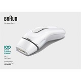 Braun Silk-expert Pro 81728160 épilateur à lumière pulsée Blanc, Dépilatoire Blanc/Argent, Blanc, Lumière pulsée, Abdomen, Arrière de la cuisse, Fessiers, Cuisse avant, Intérieur des avant-bras, Extérieur de..., Royaume-Uni, NIET gebruiken op:• hoofdhuid, wenkbrauwen of andere plekken bij of rondom de ogen. Gebruik op..., Secteur