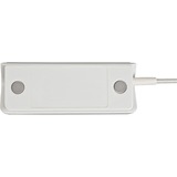 Brennenstuhl Chargeur USB multiple estilo Blanc/en acier inoxydable