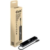 Club 3D USB4 Gen3x2 Type-C, 6-en-1, Station d'accueil Noir
