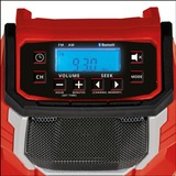 Einhell Radio à batterie monobloc TC-RA 18 Li BT - Solo, Radio de chantier Rouge/Noir