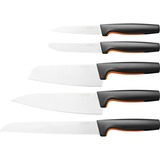 Fiskars Functional Form Grand set de départ 5 pièces, Couteau Noir/en acier inoxydable