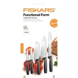 Fiskars Functional Form Grand set de départ 5 pièces, Couteau Noir/en acier inoxydable