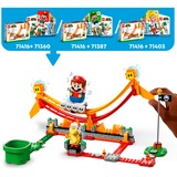 LEGO Super Mario - Kit d'extension : Chevaucher des vagues de lave, Jouets de construction 