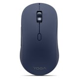 Lenovo Yoga Silent Bluetooth Mouse, Souris Bleu foncé, Bluetooth 5.3, 4000 DPI, silencieuse