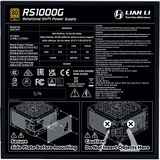 Lian Li Rotational Shift 1000G + Hub alimentation modulaire 1000 watt Noir, 1x 12V-2x6, 4x PCIe, Hub 4x connecteurs USB