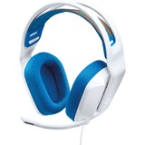 Logitech G335 casque gaming over-ear Blanc/Bleu, Pc, PlayStation 4, PlayStation 5, Xbox One, Xbox Series X|S, Nintendo Switch