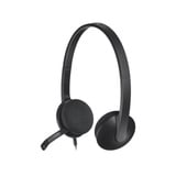 Logitech H340 USB casque on-ear Noir, Vente au détail