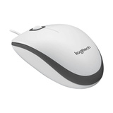 Logitech M100, Souris Blanc/gris, 1000 dpi