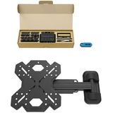 Neomounts WL40S-840BL12, Support mural TV, Montage Noir, Full motion, 32-55", 40 kg