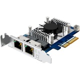 QNAP QXG-10G2TB carte réseau Interne Ethernet 10000 Mbit/s Interne, Avec fil, PCI Express, Ethernet, 10000 Mbit/s
