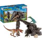 Schleich Dinosaures - Dinoset avec tanière, Figurine 
