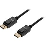 Sharkoon DisplayPort 1.4, Câble Noir, 1 mètre, 8K
