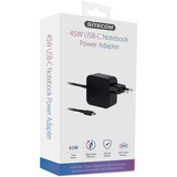 Sitecom 45W USB-C Notebook Power Adapter, Bloc d'alimentation Noir