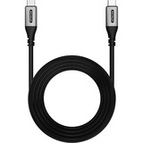 Sitecom USB-C to USB-C 240 Watt Power, Câble Noir, USB4, 80 Gbps, 8K@60Hz, 1 mètre